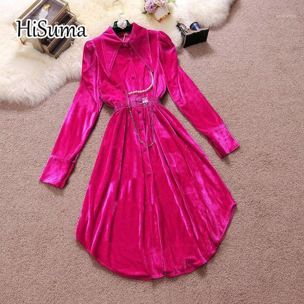 2021 spring new women stand collar puff sleeve single breasted velvet fairy a-line dress female chic elegant irregular dresses1, Black;gray
2021 spring new women stand collar puff sleeve single breasted velvet fairy a-line dress female chic elegant irregular dresses1, Black;gray