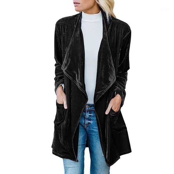women's fashion solid color straight ladies coats causal lapel autumn women cardigan women solid color velvet windcoat1, Tan;black
women's fashion solid color straight ladies coats causal lapel autumn women cardigan women solid color velvet windcoat1, Tan;black