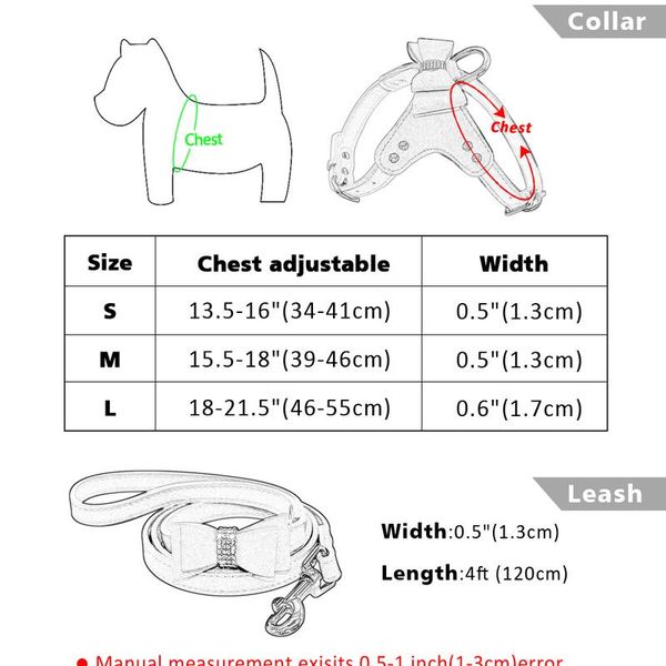 soft suede leather puppy dog harness lead leash set cute pet harness vest walking leashes rope pink for small med sqcvii
soft suede leather puppy dog harness lead leash set cute pet harness vest walking leashes rope pink for small med sqcvii