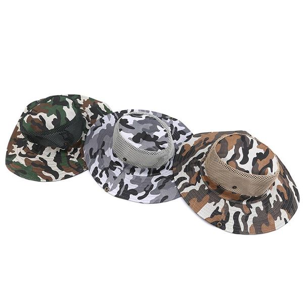 camouflage sun hats for men outdoor fishing cap wide brim anti-uv beach caps bucket hat summer hiking camping bone gorros, Blue;gray
camouflage sun hats for men outdoor fishing cap wide brim anti-uv beach caps bucket hat summer hiking camping bone gorros, Blue;gray