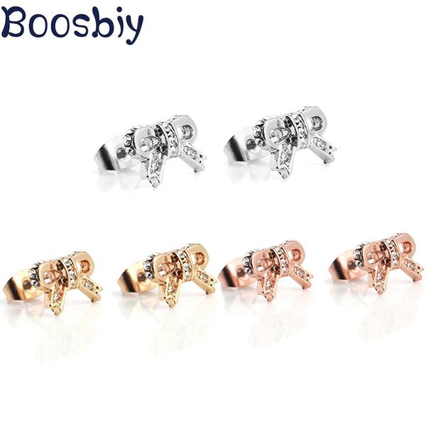 new arrival delicate silver plated sparkling bowknot stud earrings with clear cz for women party jewelry gift, Golden;silver
new arrival delicate silver plated sparkling bowknot stud earrings with clear cz for women party jewelry gift, Golden;silver