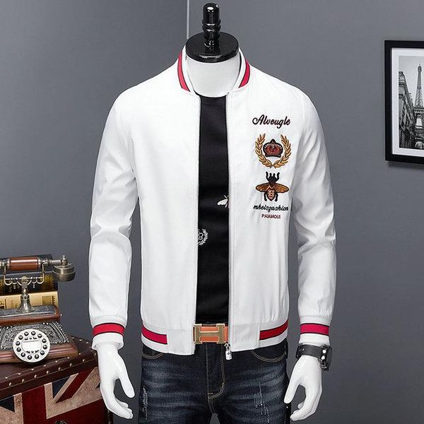 brand luxury men jacket stand collar bomber jacket men brand embroidery blouson homme autumn coats men coat m-3xl, Black;brown
brand luxury men jacket stand collar bomber jacket men brand embroidery blouson homme autumn coats men coat m-3xl, Black;brown