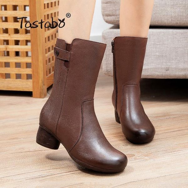 boots mid-calf women winter shoes genuine leather gothic 2021 long lady fashion booties a805081, Black
boots mid-calf women winter shoes genuine leather gothic 2021 long lady fashion booties a805081, Black