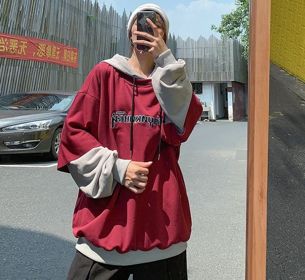 Autumn New Hoodies Men Fashion Letter Printing Casual Fake Two-piece Sweatshirt Man Streetwear Hip Hop Loose Hooded Pullover
Autumn New Hoodies Men Fashion Letter Printing Casual Fake Two-piece Sweatshirt Man Streetwear Hip Hop Loose Hooded Pullover