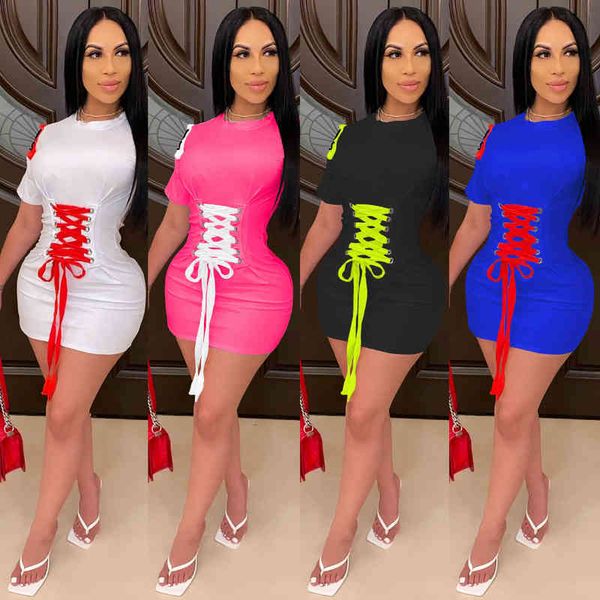 casual dresses fashion lace up casual home color contrast dresses 3616, Black;gray 
casual dresses fashion lace up casual home color contrast dresses 3616, Black;gray