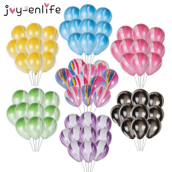 10pcs 12inch blue pink agate marble balloons colorful latex air balloon for baby shower birthday decor kids party supplies
10pcs 12inch blue pink agate marble balloons colorful latex air balloon for baby shower birthday decor kids party supplies