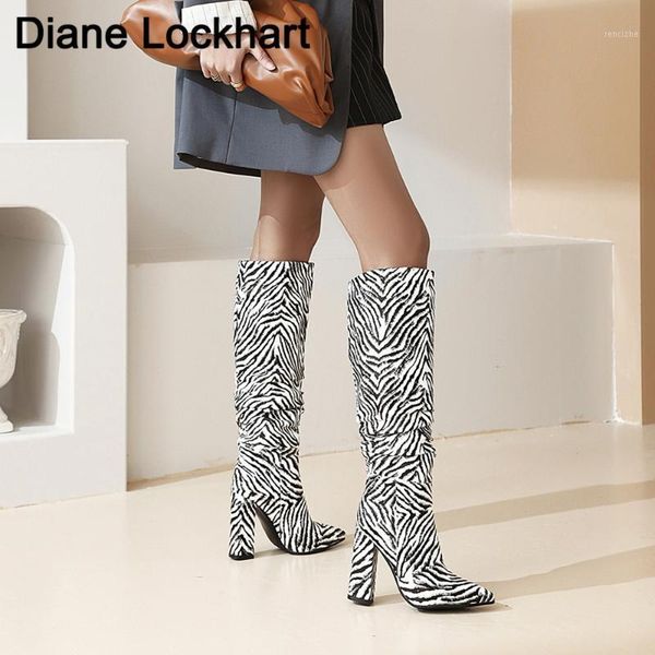 boots 2021 warm winter knee high female pointed toe chunky block zebra printing women heels shoes ladies thick heel botines1, Black
boots 2021 warm winter knee high female pointed toe chunky block zebra printing women heels shoes ladies thick heel botines1, Black