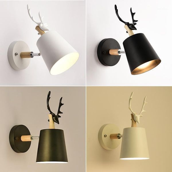 wall lamp nordic modern deer antlers led light solid wood black white e27 iron animal home fixtures for bedroom foyer wf1
wall lamp nordic modern deer antlers led light solid wood black white e27 iron animal home fixtures for bedroom foyer wf1