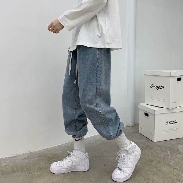 autumn and winter fashion brand harlan jeans men's korean trend loose straight wide leg legged trousers, Blue
autumn and winter fashion brand harlan jeans men's korean trend loose straight wide leg legged trousers, Blue