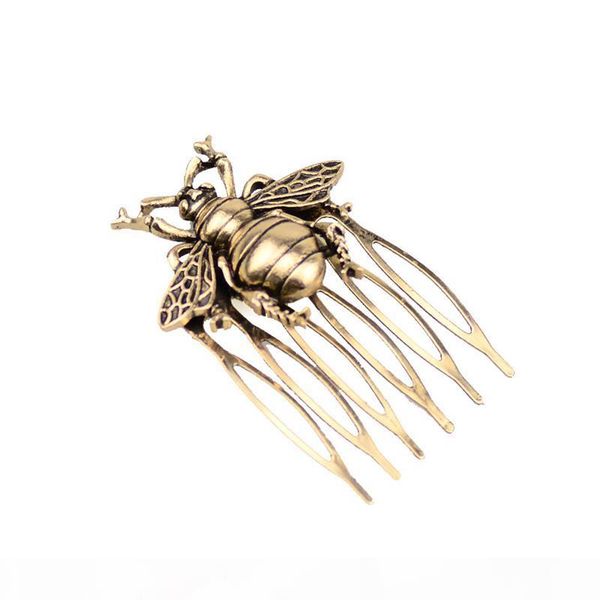 retro alloy comb bee hair comb ancient style hair clip hair accessories ponytail holder, Brown
retro alloy comb bee hair comb ancient style hair clip hair accessories ponytail holder, Brown