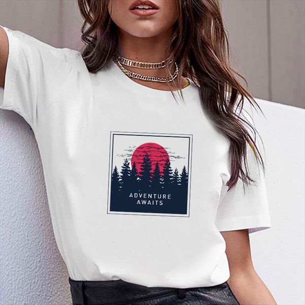 women clothes tshirt printed women cartoon adventure awaits tree fashion summer shirt t casual female t shirt woman tee, White
women clothes tshirt printed women cartoon adventure awaits tree fashion summer shirt t casual female t shirt woman tee, White
