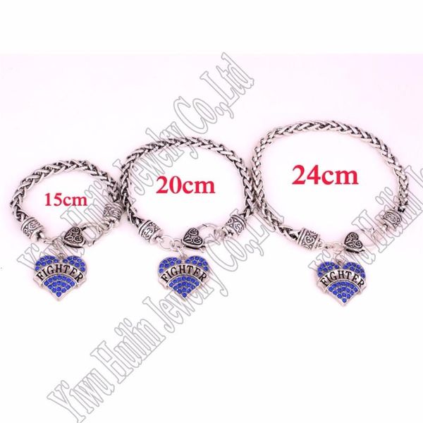link, chain drop three kinds of length a set rhodium plated studded with sparkling crystals fighter heart pendant charm bracelet, Black
link, chain drop three kinds of length a set rhodium plated studded with sparkling crystals fighter heart pendant charm bracelet, Black