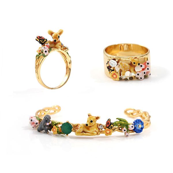 romantic cute deer series jewelry lovely elegant forest fawn flowers bracelet for women good gift bracelet bangles 0930, Black
romantic cute deer series jewelry lovely elegant forest fawn flowers bracelet for women good gift bracelet bangles 0930, Black