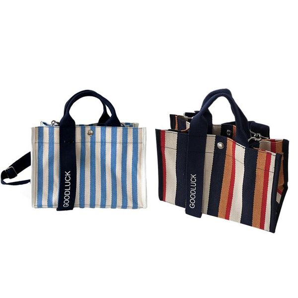 women south korea simple canvas bag fresh striped shoulder bag ladies portable crossbody small handbag
women south korea simple canvas bag fresh striped shoulder bag ladies portable crossbody small handbag