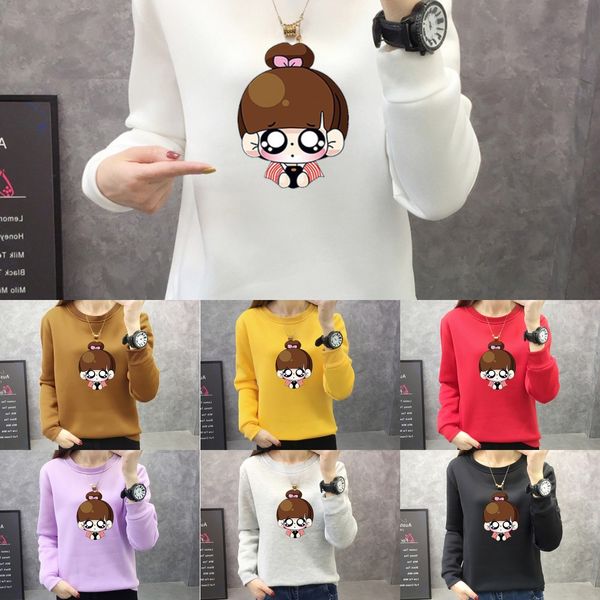 korean version of women's sanitary clothes autumn winter 2020 new cartoon printing student's loose large women's fleece coat, Black
korean version of women's sanitary clothes autumn winter 2020 new cartoon printing student's loose large women's fleece coat, Black