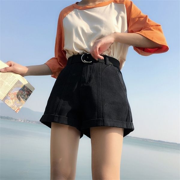 s-xl,2xl plus size summer high waist feminino denim roll up jeans womens casual shorts (0920) y200822, White;black
s-xl,2xl plus size summer high waist feminino denim roll up jeans womens casual shorts (0920) y200822, White;black