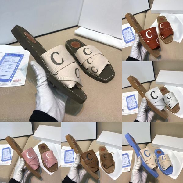 2022 branded womens woody mules fflat slipper deisgner lady lettering fabric outdoor leather sole slide sandal with box, Black
2022 branded womens woody mules fflat slipper deisgner lady lettering fabric outdoor leather sole slide sandal with box, Black