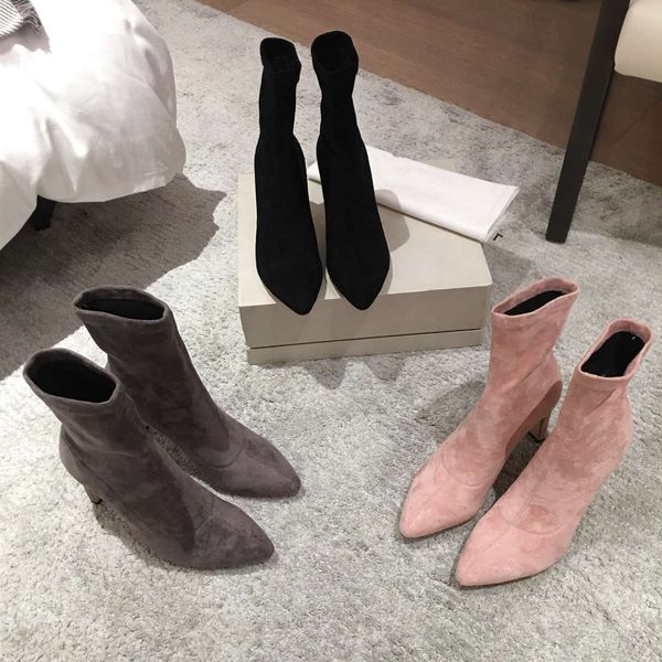 luxury designer womens boots new fashion high heels women autumn and winter ankle boots genuine leather shoes size 35-40, Black
luxury designer womens boots new fashion high heels women autumn and winter ankle boots genuine leather shoes size 35-40, Black