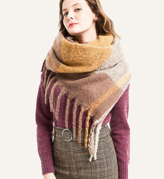 2020 new autumn/winter olid-colored scarf shawl scarves women thick tassel scarf 405, Blue;gray
2020 new autumn/winter olid-colored scarf shawl scarves women thick tassel scarf 405, Blue;gray