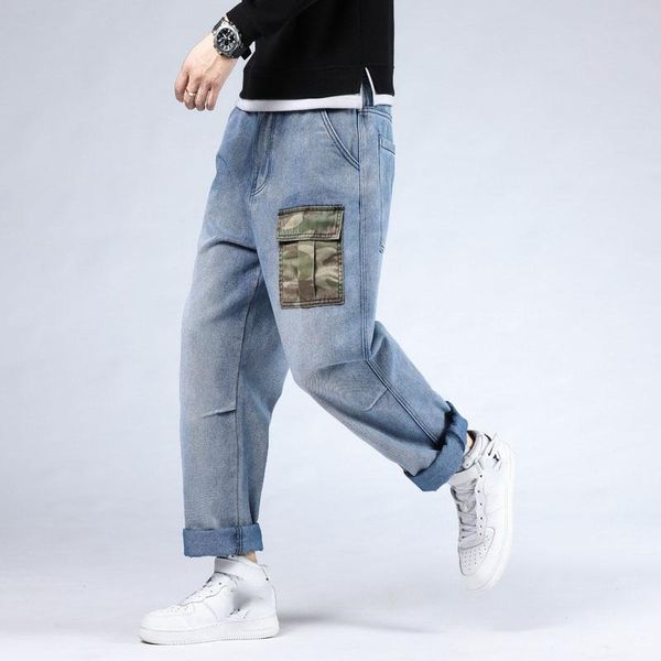 men's jeans dark blue punk cargo skateboard 2021 casual baggy hip hop plus size 30-46 with multi pockets
men's jeans dark blue punk cargo skateboard 2021 casual baggy hip hop plus size 30-46 with multi pockets