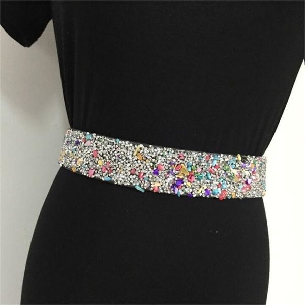 women's runway fashion diamonds elastic cummerbunds female dress corsets waistband belts decoration wide belt r1541 y200501, Black;brown
women's runway fashion diamonds elastic cummerbunds female dress corsets waistband belts decoration wide belt r1541 y200501, Black;brown