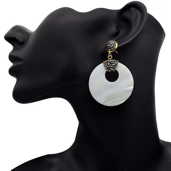 dangle & chandelier ym shipin geometric big circle earrings for women shell drop round ear stud gold summer dress jewelry trendy1, Silver
dangle & chandelier ym shipin geometric big circle earrings for women shell drop round ear stud gold summer dress jewelry trendy1, Silver