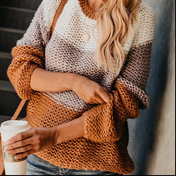 autumn winter fluffy mohair knitted sweater women long sleeve patchwork womens sweaters pullover striped oversized sweater, White;black
autumn winter fluffy mohair knitted sweater women long sleeve patchwork womens sweaters pullover striped oversized sweater, White;black
