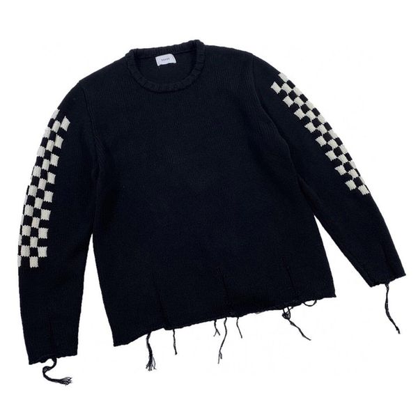 2021 winter new rhude plaid coarse needle old broken tassel men's high street round neck knitted sweater nqr8, White;black
2021 winter new rhude plaid coarse needle old broken tassel men's high street round neck knitted sweater nqr8, White;black