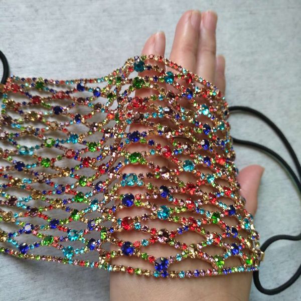 women bling hollow face unisexrhinestone mask for jewlery elastic face body jewelry night club decorative jewellery in s
women bling hollow face unisexrhinestone mask for jewlery elastic face body jewelry night club decorative jewellery in s