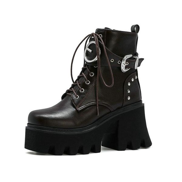 fashion rivet women martin boots comfort platform thick high heel ankle boots lady square toe buckle autumn winter shoes, Black
fashion rivet women martin boots comfort platform thick high heel ankle boots lady square toe buckle autumn winter shoes, Black