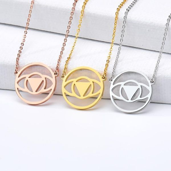 2020 new necklace geometric necklace interesting round pattern stainless steel gold jewelry glamour woman birt, Silver
2020 new necklace geometric necklace interesting round pattern stainless steel gold jewelry glamour woman birt, Silver