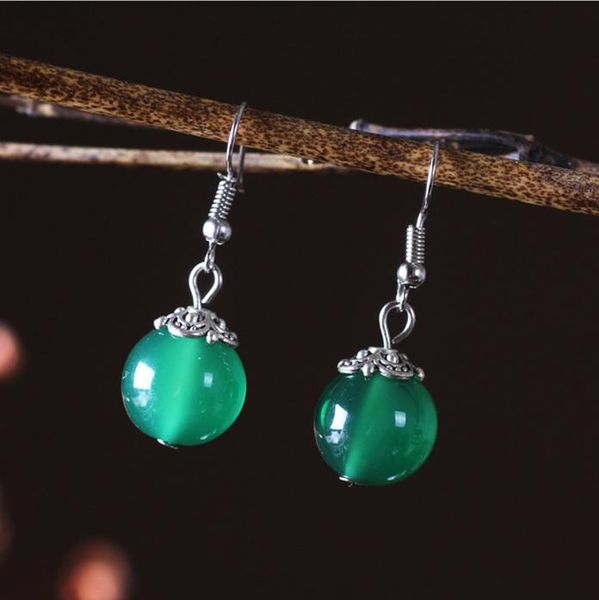 dangle & chandelier tibetan silver earrings , ethnic jewelry chalcedony stone handmade original green
dangle & chandelier tibetan silver earrings , ethnic jewelry chalcedony stone handmade original green
