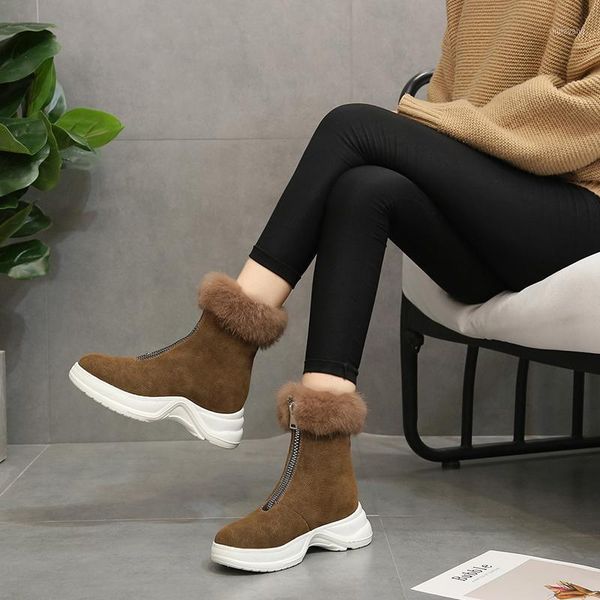real fur winter boots fashion warm plush snow boots ankle women shoes woman flock increased chunky sneakers women1, Black
real fur winter boots fashion warm plush snow boots ankle women shoes woman flock increased chunky sneakers women1, Black