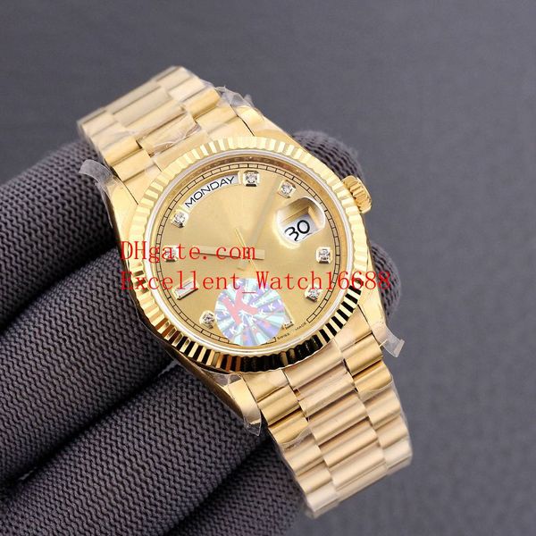 3 style selling k factory version 2836 movement watch wristwatches 36 mm 128238 128235 18k yellow gold automatic mechanical, Slivery;brown 
3 style selling k factory version 2836 movement watch wristwatches 36 mm 128238 128235 18k yellow gold automatic mechanical, Slivery;brown