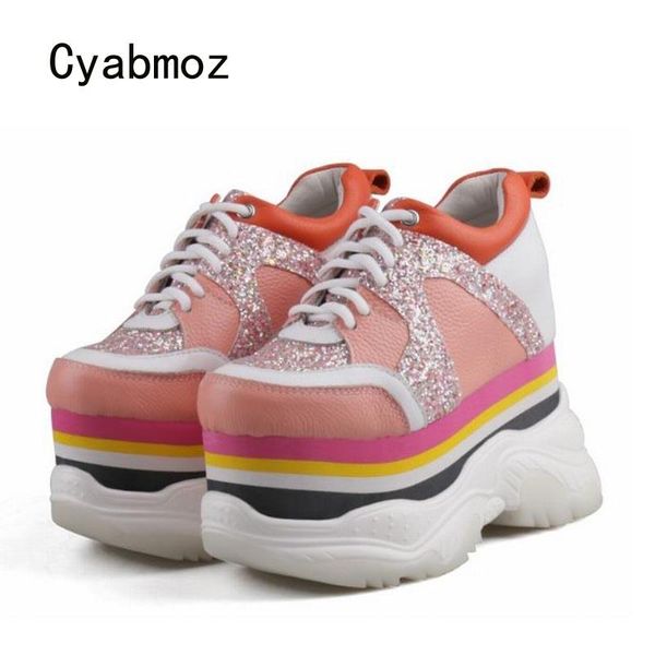cyabmoz женщины высота увеличения обувь платформы sexy высокие каблуки блесток женщина насосы кроссовки женские партии белый мода новые туфл, Black
cyabmoz женщины высота увеличения обувь платформы sexy высокие каблуки блесток женщина насосы кроссовки женские партии белый мода новые туфл, Black