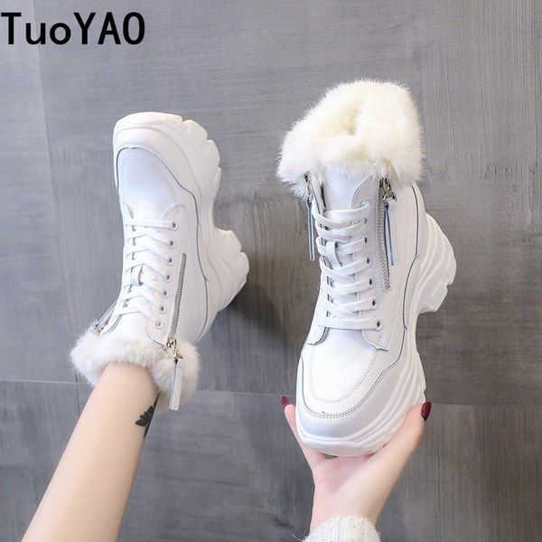 boots winter platform snow for women ankle keep warm plush women's chunky faux fur shoes high wedge heels 7cm, Black
boots winter platform snow for women ankle keep warm plush women's chunky faux fur shoes high wedge heels 7cm, Black