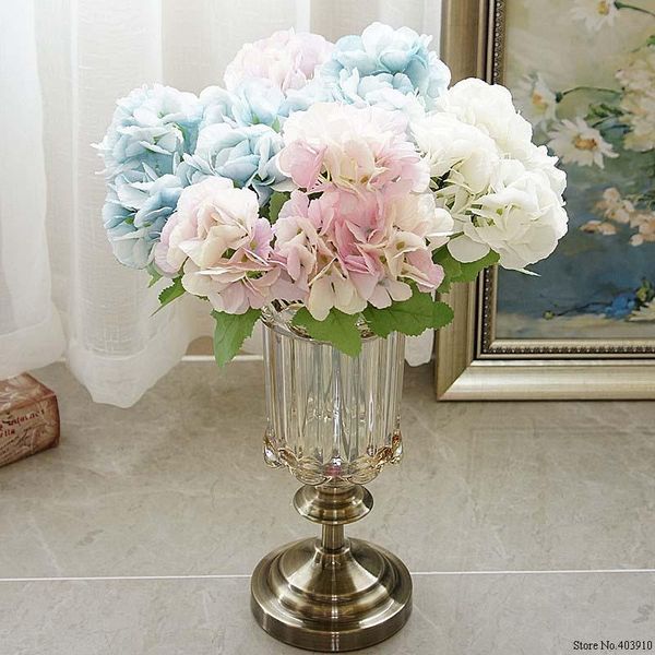 decorative flowers & wreaths 5 head hydrangea artificial bouquet white small silk fake floral faux blue wedding home party decoration
decorative flowers & wreaths 5 head hydrangea artificial bouquet white small silk fake floral faux blue wedding home party decoration