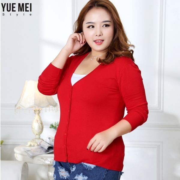 women cardigan plus size knitted sweater coat crochet female casual v-neck woman cardigans 4xl 5xl y200720, White;black
women cardigan plus size knitted sweater coat crochet female casual v-neck woman cardigans 4xl 5xl y200720, White;black