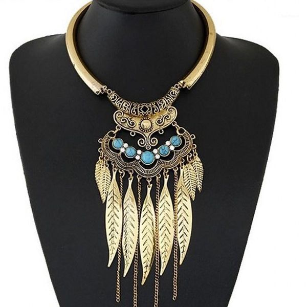 vintage exaggeration leaf fringe metal choker necklace & pendant women boho statement big necklaces women jewellery collar gift1, Silver
vintage exaggeration leaf fringe metal choker necklace & pendant women boho statement big necklaces women jewellery collar gift1, Silver
