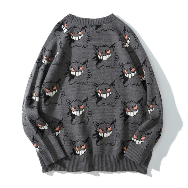 2021 New Harajuku Gengar Hip Hop Streetwear Men Clothing Spandex Pullover O-neck Oversize Fashion Casual Couple Male Sweaters Mj8d, White;black
2021 New Harajuku Gengar Hip Hop Streetwear Men Clothing Spandex Pullover O-neck Oversize Fashion Casual Couple Male Sweaters Mj8d, White;black