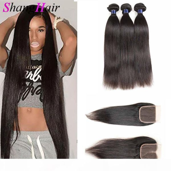 9а индийского virgin body wave пучки волос с closure индийской девой волос связкой человека с 4 «х 4» кружевом закрытие straight утками воло, Black 
9а индийского virgin body wave пучки волос с closure индийской девой волос связкой человека с 4 «х 4» кружевом закрытие straight утками воло, Black