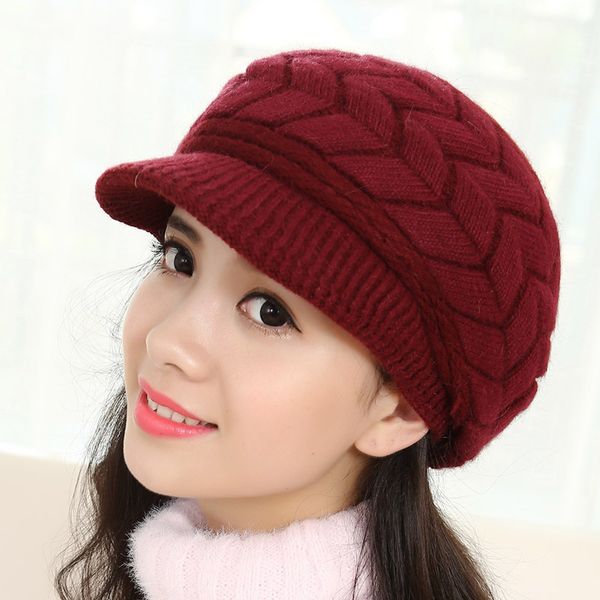 ladies double layer plus velvet warm rabbit fur knitted hats winter small brimmed hats fashion accessories gd897, Blue;gray
ladies double layer plus velvet warm rabbit fur knitted hats winter small brimmed hats fashion accessories gd897, Blue;gray