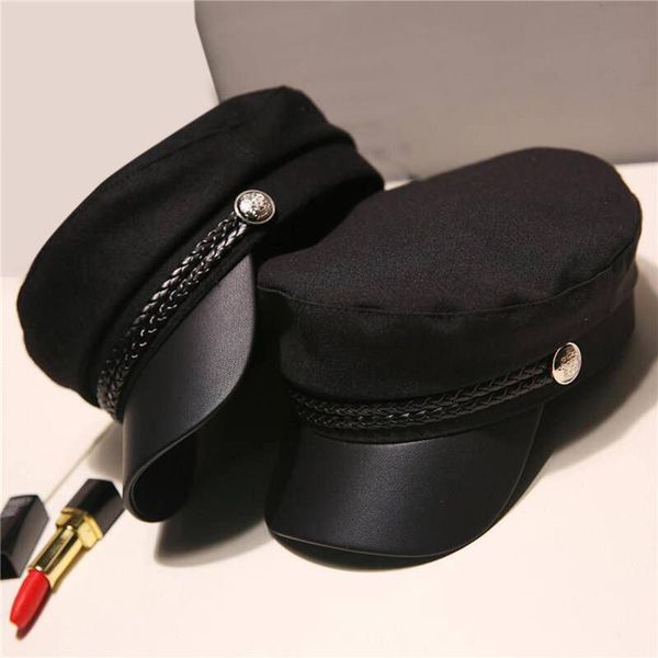 мужская мода wool hat весна осень sailor шляпа для женщин мужчин черного flat top cap captain travel кадетского hat, Blue;gray
мужская мода wool hat весна осень sailor шляпа для женщин мужчин черного flat top cap captain travel кадетского hat, Blue;gray