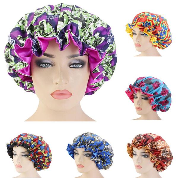 1pcs fashion women satin night sleep cap shower caps hair care bonnet sleeping hat head cover elastic chemo cap printed turban, Blue;gray
1pcs fashion women satin night sleep cap shower caps hair care bonnet sleeping hat head cover elastic chemo cap printed turban, Blue;gray