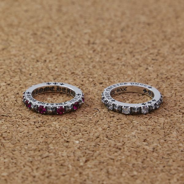925 sterling silver handmade vintage jewelry american european punk style antique silver designer rings with red and white stones nice gift
925 sterling silver handmade vintage jewelry american european punk style antique silver designer rings with red and white stones nice gift