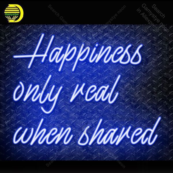 neon sign happiness is only real when shared glass tube neon bulbs beer bar bedroom display accesaries neon light decor room
neon sign happiness is only real when shared glass tube neon bulbs beer bar bedroom display accesaries neon light decor room