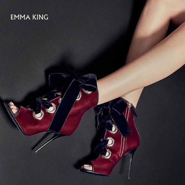 boots fashion velvet lace up ankle gladiator cross strappy high heels party shoes woman design peep toe summer sandals boots1, Black
boots fashion velvet lace up ankle gladiator cross strappy high heels party shoes woman design peep toe summer sandals boots1, Black