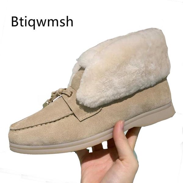 winte fur snow boots women round toe real suede wool warm flat boots ladies fashion ankle zapatos de mujer, Black
winte fur snow boots women round toe real suede wool warm flat boots ladies fashion ankle zapatos de mujer, Black