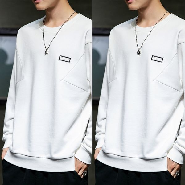 men's round neck sweaternew style of korean version in autumn of 2019casualloosehandsome and simple long sleeve sweatersweater sweater, Black
men's round neck sweaternew style of korean version in autumn of 2019casualloosehandsome and simple long sleeve sweatersweater sweater, Black