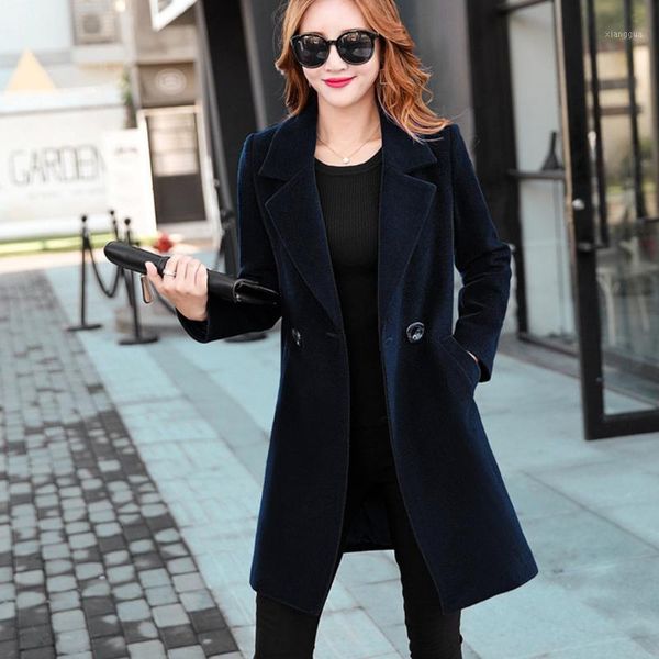woman coat lapel wool coat trench jacket long sleeve overcoat outwear abrigos mujer invierno 2019 cappotto donna manteau w11201, Black
woman coat lapel wool coat trench jacket long sleeve overcoat outwear abrigos mujer invierno 2019 cappotto donna manteau w11201, Black